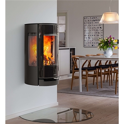 Aduro 22.4 Lux braskamin, elegant modern design fristående i vardagsrum